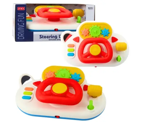 Driving Simulator for Toddlers Interactive Steering Wheel Lights Sounds