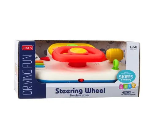 Driving Simulator for Toddlers Interactive Steering Wheel Lights Sounds