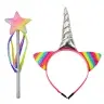 Unicorn Horn Ears Wand Hairband Set