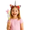 Unicorn Horn Ears Wand Hairband Set