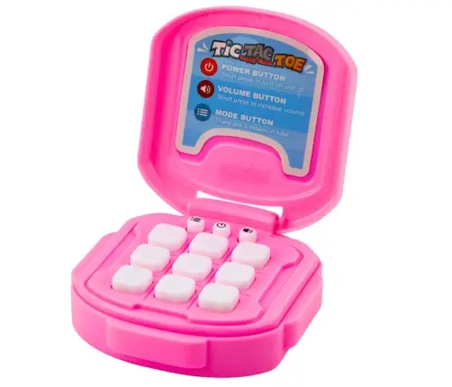 Tic Tac Toe Electronic Game 9 Modes Pink
