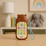 Children's Educational Phone Lights Sounds Melodies Capybara Brown