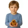 Plush Capybara with a Wiggle Tail Keychain 9 x 8 cm