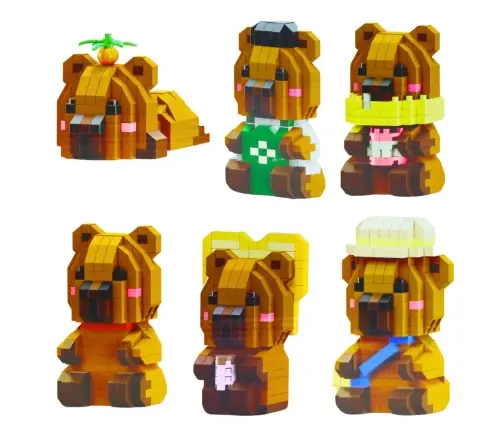 Capybara Building Blocks 3D Figure 204 – 263 pcs.
