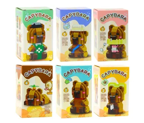 Capybara Building Blocks 3D Figure 204 – 263 pcs.