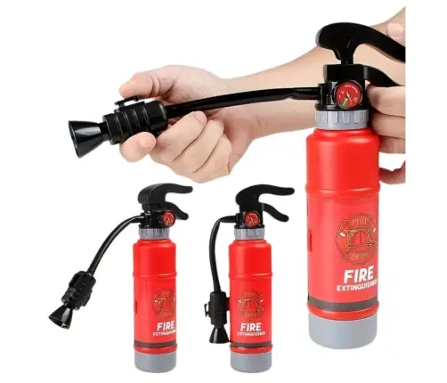 Toy Fire Extinguisher for a Little Firefighter with Water Spray Function