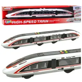 Express Passenger Train Opening Doors Lights Sounds