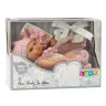Baby Doll, Pink Outfit, Hat, Bib, 18 cm