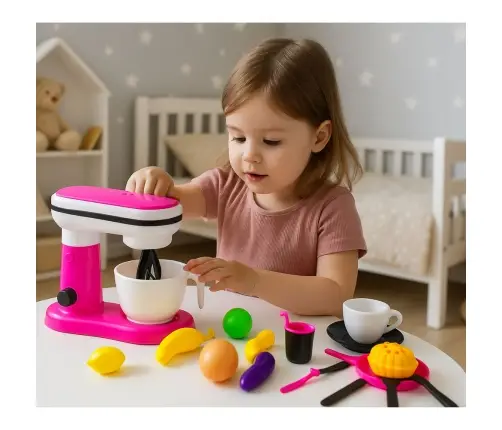 Food Processor Blender Toy For Kids Accessories Fruits