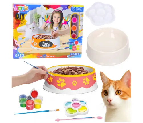 Creative Set Bowl For Painting Paints Brushes DIY 6 pcs.