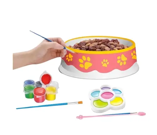 Creative Set Bowl For Painting Paints Brushes DIY 6 pcs.