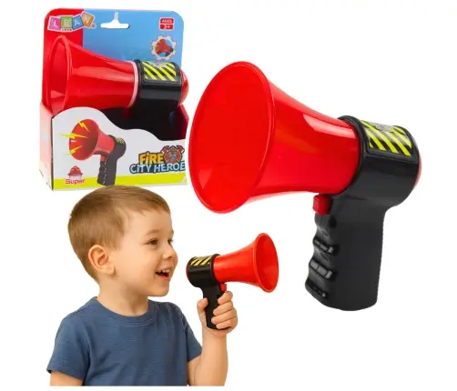 Interactive Firefighter Megaphone for Kids Sound Effects