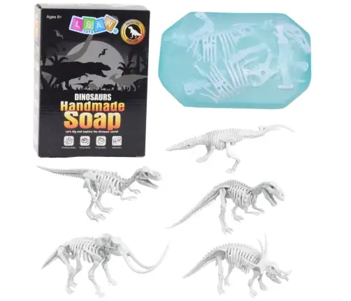 2-in-1 Creative Set: Soap Making, Dinosaurs Excavations