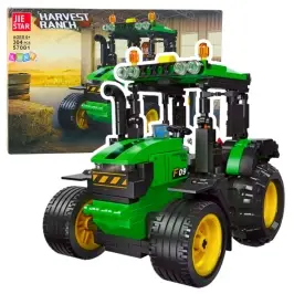 Construction Blocks Farm Tractor Agricultural Green 304 pcs.