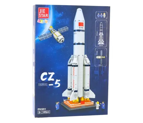 Construction Bricks Space Rocket Satellite CZ-5 1403 pcs.