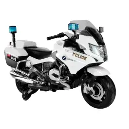Детский электромотоцикл BMW Police Motorcycle White