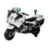 Bērnu elektriskais motocikls BMW Police Motorcycle White