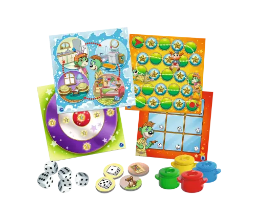 Board Game: 15 Games The Treflik Family Trefl 02823