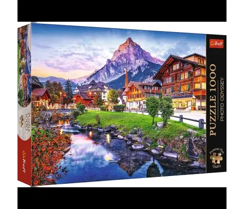 Puzzle - 1000 Premium Plus - Photo Odyssey: Alpine Town - Trefl 10854 Puzzle - 1000 Premium Plus - Photo Odyssey: Alpine Town - Trefl 10854