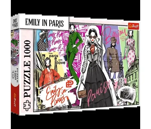 Puzzle - 1000 - Emily in Paris: Fashion Inspirations - Trefl 10967 Puzzle - 1000 - Emily in Paris: Fashion Inspirations - Trefl 10967