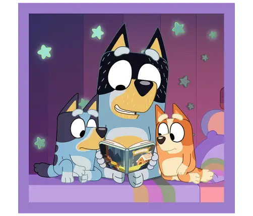 3-in-1 Puzzle - Meet Bluey Trefl 34895