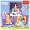 3-in-1 Puzzle - Meet Bluey Trefl 34895