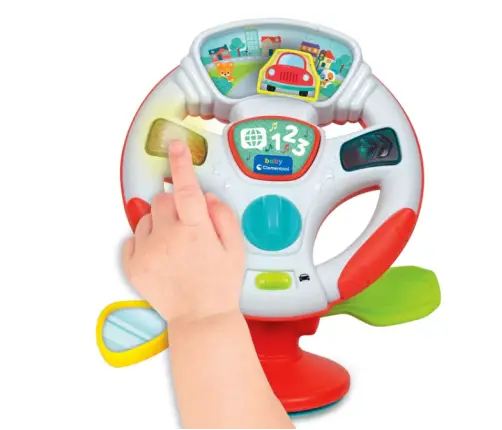 Interactive Talking Electronic Steering Wheel Polish and German Language Clementoni 17533