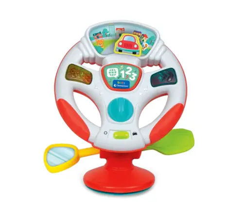 Interactive Talking Electronic Steering Wheel Polish and German Language Clementoni 17533