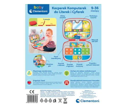Interactive Laptop “Little Kasper” (Polish Language) Clementoni 50716