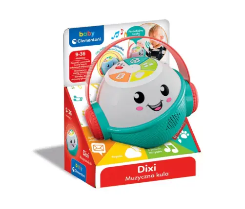 DIXI Interactive Musical Ball with Microphone (Polish Language) Clementoni 50800 DIXI Interactive Musical Ball with Microphone (Polish Language) Clementoni 50800