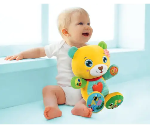 Colorful Interactive Teddy Lelek Polish Language  Clementoni 50939