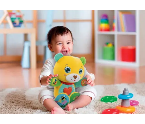 Colorful Interactive Teddy Lelek Polish Language  Clementoni 50939