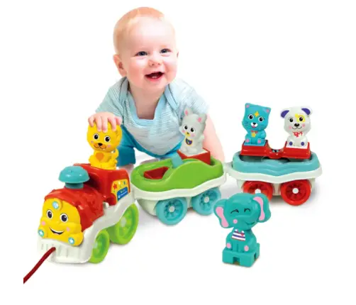 Interactive Animal Train Polish language Clementoni 50802