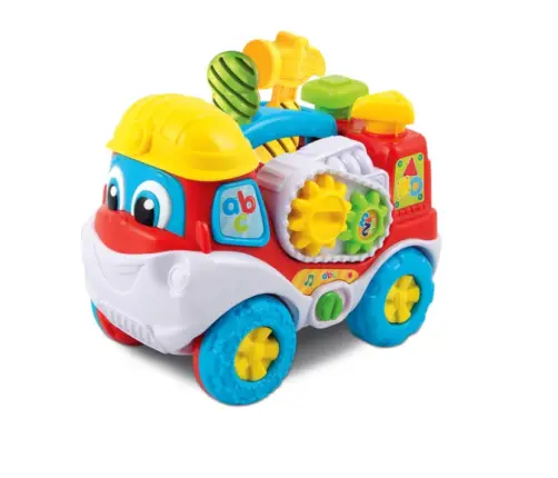 Interactive Truck “Eugenius the Road Genius” with Screwdriver and Hammer Polish Language Clementoni 50110