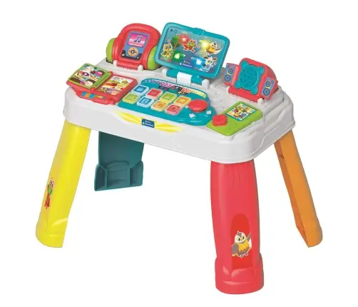 Interactive Little Gamer Desk Puppies, Sounds & Lights Polish Language Clementoni 50385