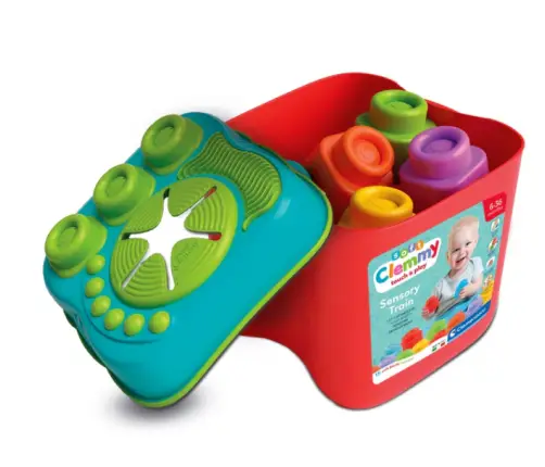 Clemmy Sensory Basket Shape Sorter with Blocks Clementoni 17807