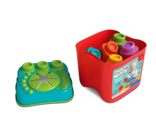 Clemmy Sensory Basket Shape Sorter with Blocks Clementoni 17807