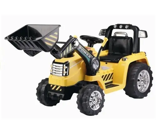 Bērnu elektriskais traktors ar kausu ZP1005 Yellow