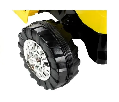 Bērnu elektriskais traktors ar kausu ZP1005 Yellow