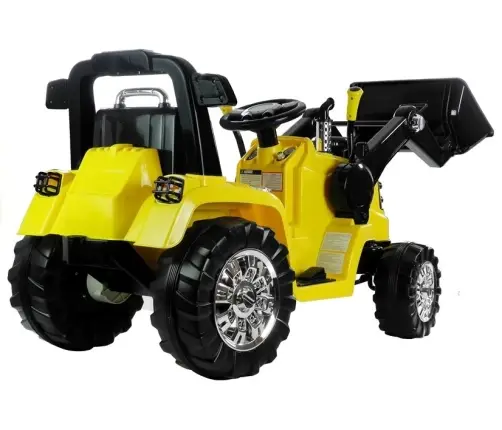 Bērnu elektriskais traktors ar kausu ZP1005 Yellow