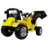 Bērnu elektriskais traktors ar kausu ZP1005 Yellow