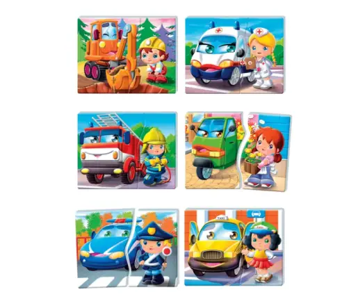 Educational Game Vehicles and Professions Polish Language Clementoni 50765 Educational Game Vehicles and Professions Polish Language Clementoni 50765