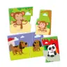 Educational Game Puzzle: Mummies and Babies Animals Play and Learn Polish Language Clementoni 50763