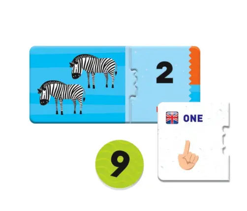 Educational Game Numbers Mathematics Learn & Have Fun Polish Language Clementoni 50767