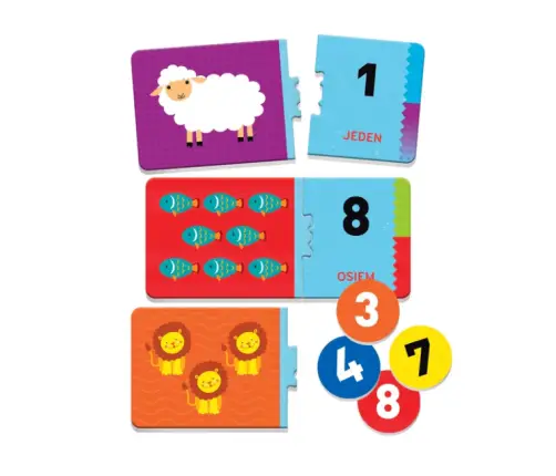 Educational Game Numbers Mathematics Learn & Have Fun Polish Language Clementoni 50767
