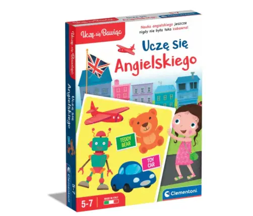 Educational Game I’m Learning English Play and Learn Polish Language Clementoni 50769