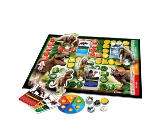 Board Game Quiz Dinosaurs & Prehistory Ice Age Edition Polish Language Clementoni 50804