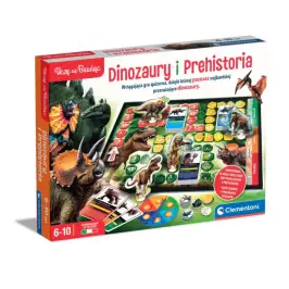 Board Game Quiz Dinosaurs & Prehistory Ice Age Edition Polish Language Clementoni 50804