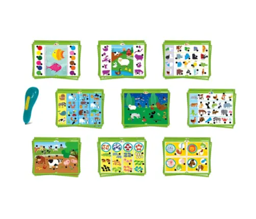 Talking Pen 500 Questions: Animals Play and Learn Polish Language Clementoni 50781