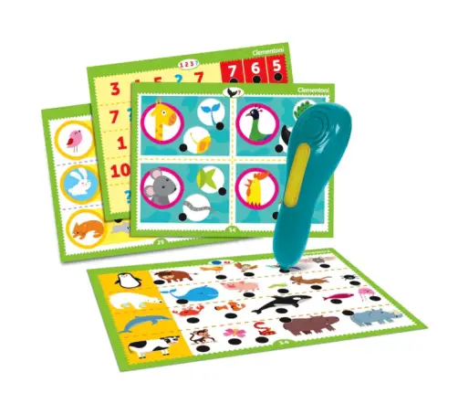 Talking Pen 500 Questions: Animals Play and Learn Polish Language Clementoni 50781